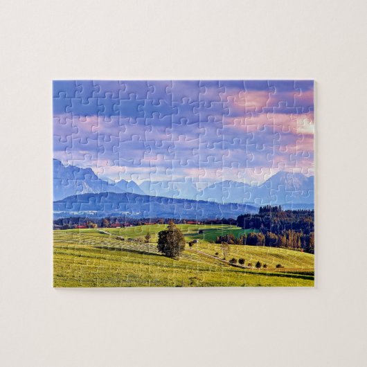 Alpes paysage Pittoresque Photo Voyage Puzzle (Horizontal)