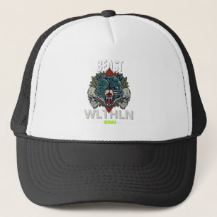 Alpha Beest _ Ongetemde Wolf Streetwear Onbevreesd Trucker Pet