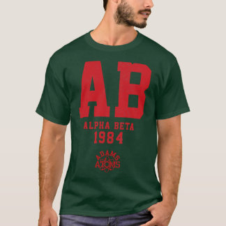 Alpha Beta AB 1984  frat Wraak van het Ner T-shirt