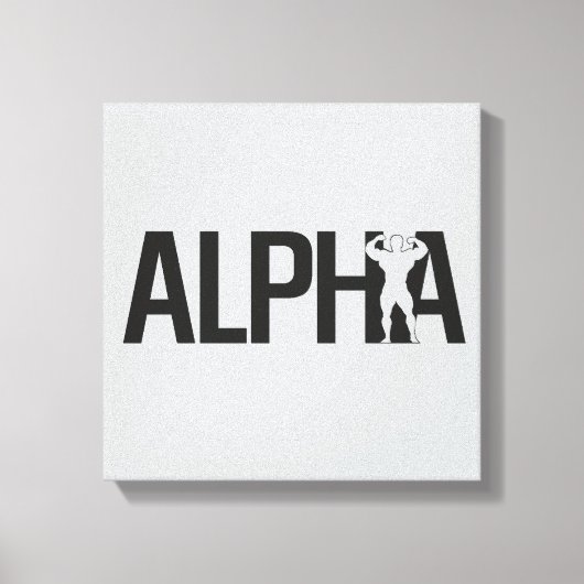 alpha canvas afdruk (Voorkant)