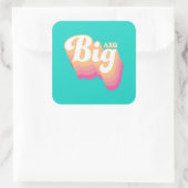 Alpha Chi Omega | Big Vierkante Sticker (Tas)