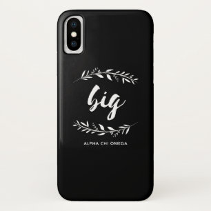 Alpha Chi Omega   Big Wreath iPhone X Hoesje