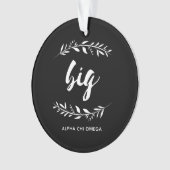 Alpha Chi Omega | Big Wreath Ornament (voorkant)