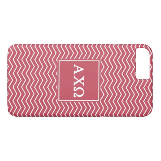 Alpha Chi Omega | Chevron Pattern Case-Mate iPhone Case (Achterkant (Horizontaal))