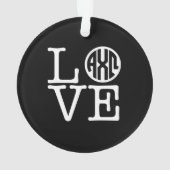 Alpha Chi Omega | Liefde Ornament (achterkant)