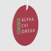 Alpha Chi Omega | Logo Empilé (devant)