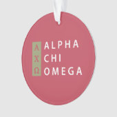 Alpha Chi Omega | Logo Empilé (devant)