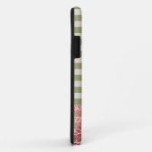 Alpha Chi Omega | Monogram Streeppatroon Case-Mate iPhone Case (Achterkant/rechts)