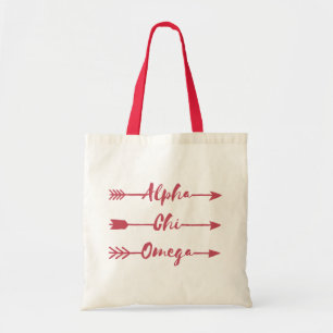 Alpha Chi Omega Pijlen Tote Bag