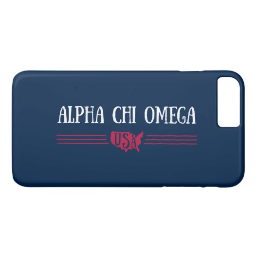 Alpha Chi Omega - Verenigde Staten Case-Mate iPhone Case (Achterkant (Horizontaal))