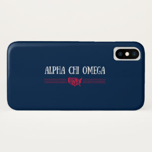 Alpha Chi Omega - VS iPhone X Hoesje