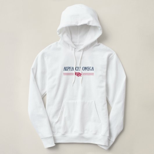 Alpha Chi Omega - VS Hoodie (Design voorkant)