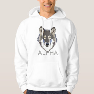 Alpha de wolf mannen hoodie