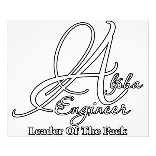 Alpha Engineer Foto Afdruk (Voorkant)