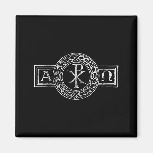 Alpha Et Omega Chi En Rho Xp Jezus Christus Christ Magneet