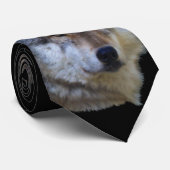 Alpha Grey Wolf Necktie Collectie Stropdas (Opgerold)