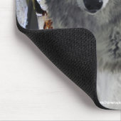 ALPHA GREY WOLF Wildlife Supporter Mousepad Muismat (Hoek)