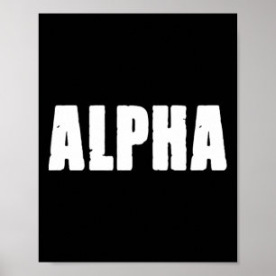 Alpha Gym Konijn Workout Bodybuilding Fitness F010 Poster