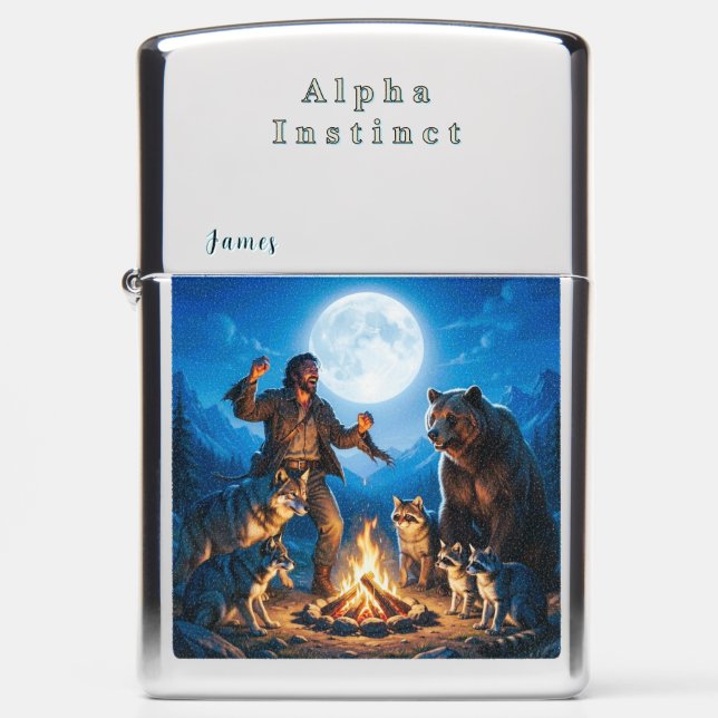 Alpha Instinct - Persoonlijk (met naam of initiaal (Voorkant)