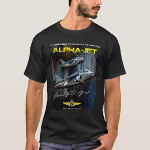 Alpha Jet Belgium Air Force Advanced Trainer Plane T-shirt