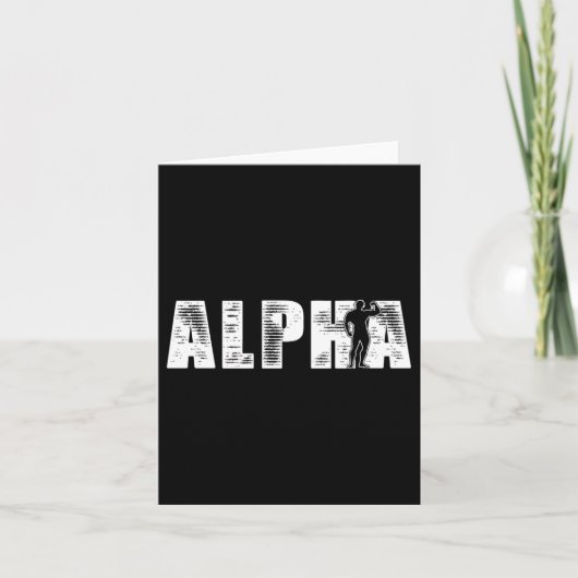 Alpha Male Kaart (Voorkant)