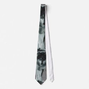Alpha Male Timber Wolf Wildlife Necktie Stropdas