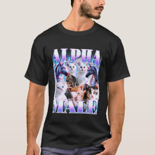 Alpha Mannetje Eenhoorn Schattige Kat Grappig Iron T-shirt