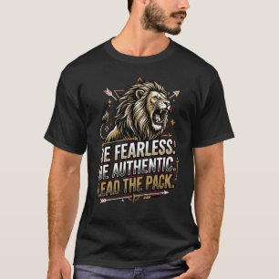 Alpha Mindset Leeuwen T-Shirt – Wees Onverschrokke