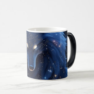 Alpha Neon Wolf Glowing Mystieke Spirit Coffee Mok