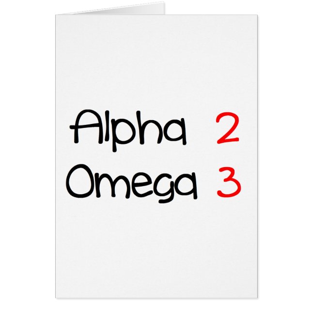 alpha omega (Voorkant)