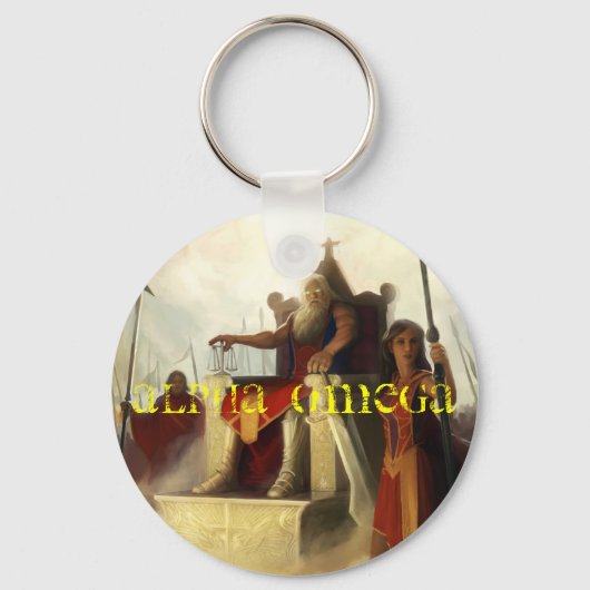 ALPHA OMEGA SLEUTELHANGER (Voorkant)