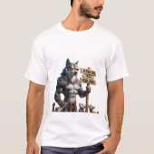 Alpha Papa - Funny Wolf Pack Leader T-Shirt (Devant)