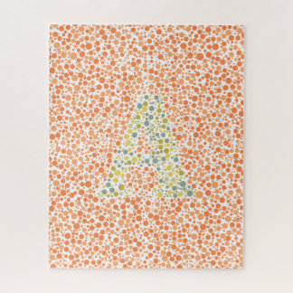 Alpha puzzle d'essai d'oeil