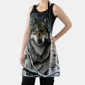 Alpha Timber Wolf Populierbomen Schort (Insitu)