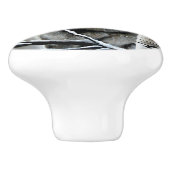 Alpha Timber Wolf Populierboom Keramische Knop (Zijkant)