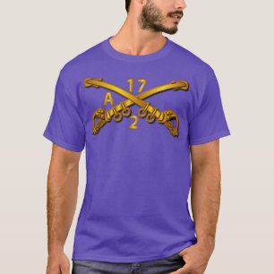 Alpha Troop 2e Sqn 17e Cavalerie Tak wo Txt T-shirt