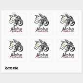 Alpha Vrouw Stickers (Vel)