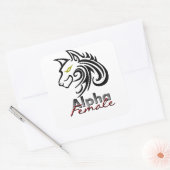 Alpha Vrouw Stickers (Envelop)