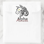 Alpha Vrouw Stickers (Tas)