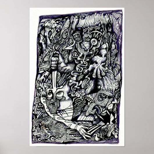 Alpha Warrior, van Brian Benson Poster (Voorkant)