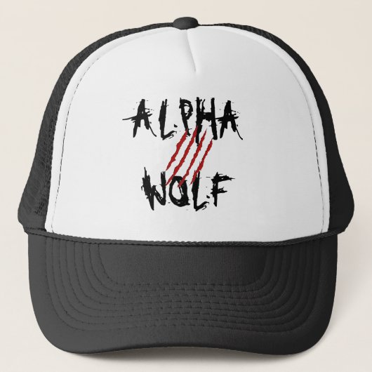 Alpha Wolf Claw Trucker Hat Trucker Pet (Voorkant)