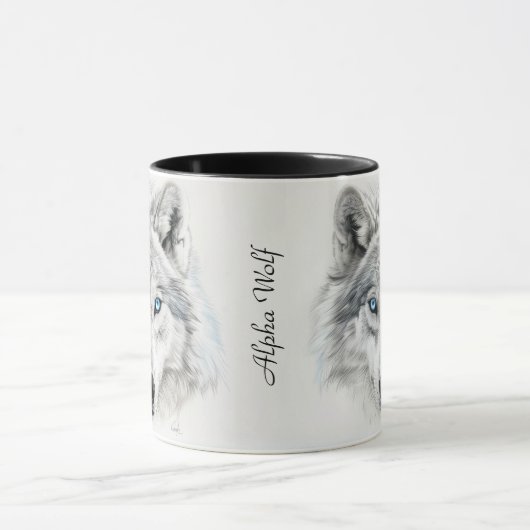 Alpha Wolf Coffee Mok van Dead Head Fred (Midden)