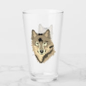 Alpha Wolf Glas (Achterkant)