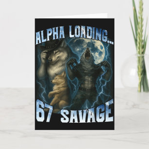 Alpha Wolf laadt 67 procent Savage grappige wolven Kaart