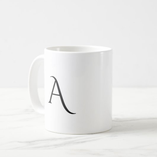 Alphabet A Café Mug (Devant gauche)