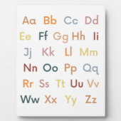 Alphabet ABC Classroom Decor Fotoplaat (Voorkant)