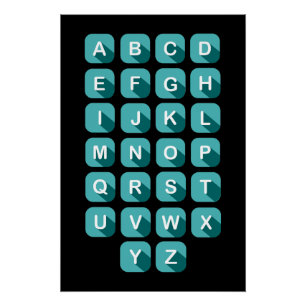 Alphabet abc klaslokaal decor perfect poster