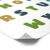 alphabet ABC. lettres. Poster et impression (Coin)