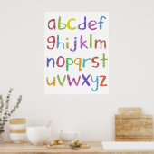 Alphabet - affiche (Cuisine)