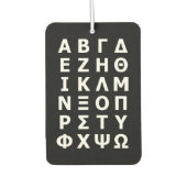 Alphabet Air Freshener Luchtverfrisser (Voorkant)